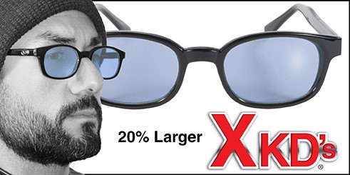 X Kd's Sunglasses Original Biker Shades Motorcycle Black Purple 11216 for sale online 
